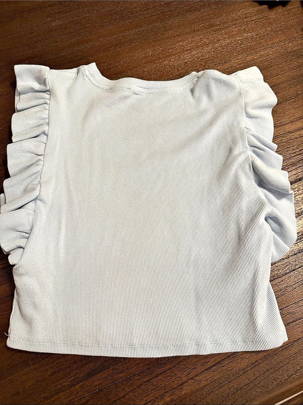 Zara Ruffle Sleeve Top - Picture 2 of 4